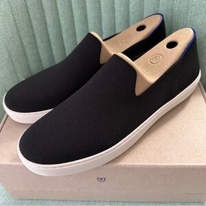 NWOB Rothy's The Original Slip On Sneaker Soft Flexible BLACK US13